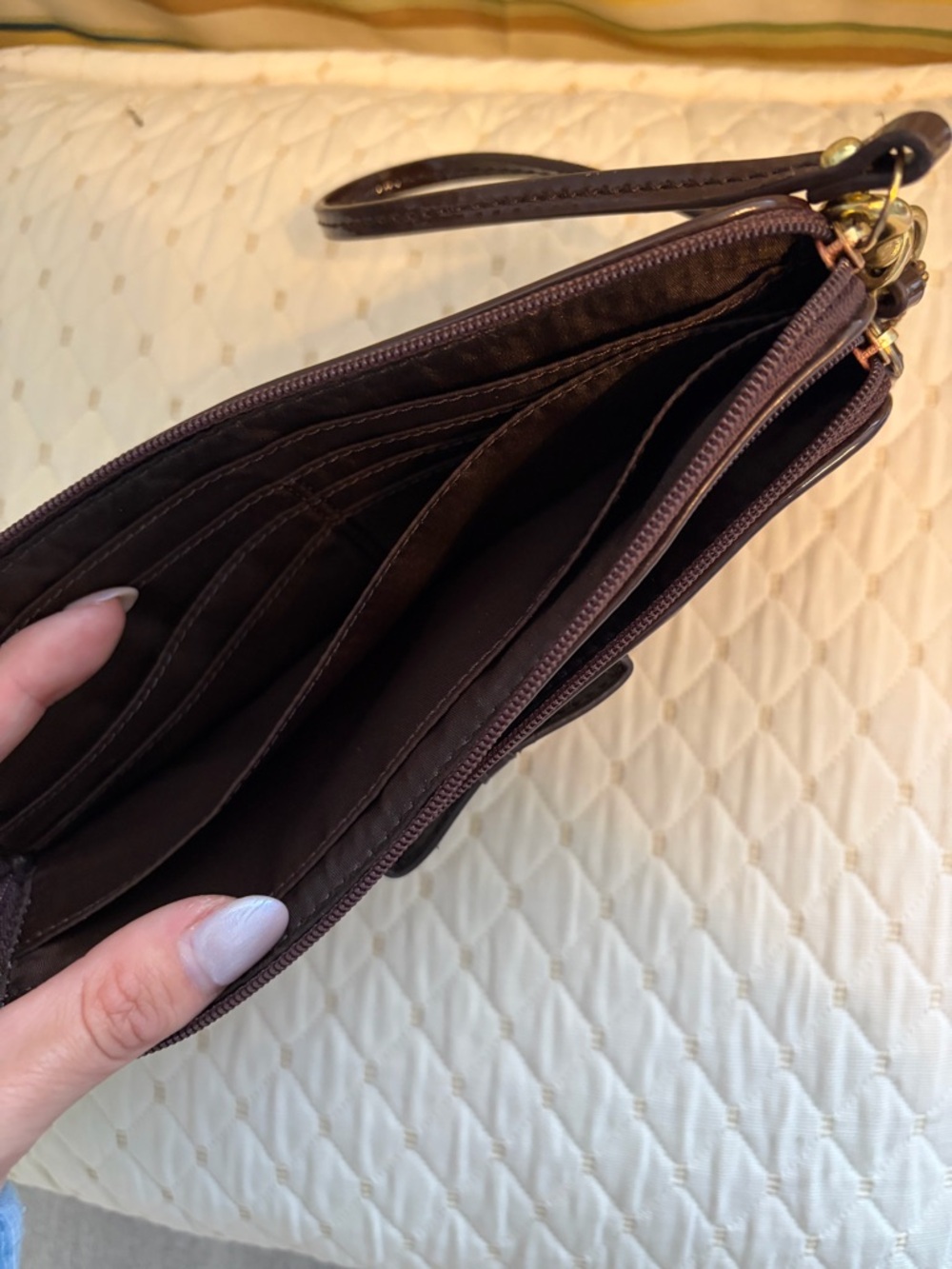 Coach micro c poppy wristlet - Picture 9 of 10